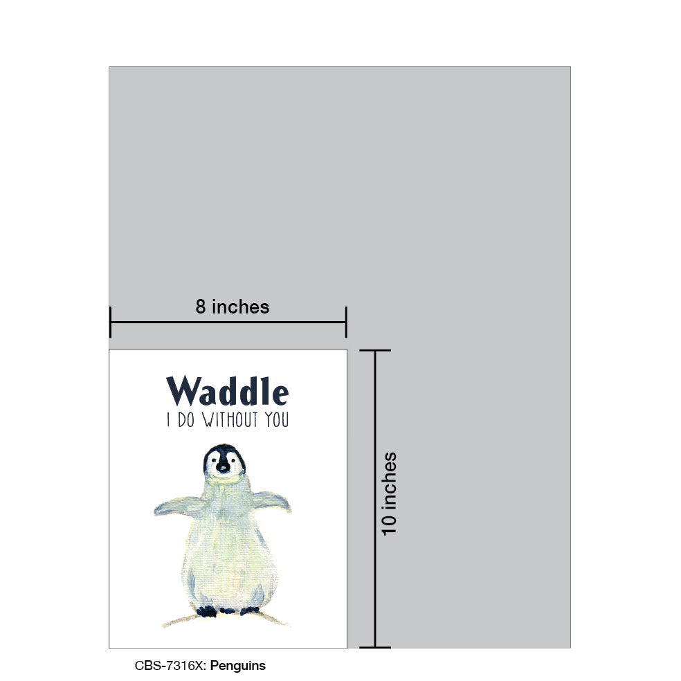 Penguins, Card Board (7316X)