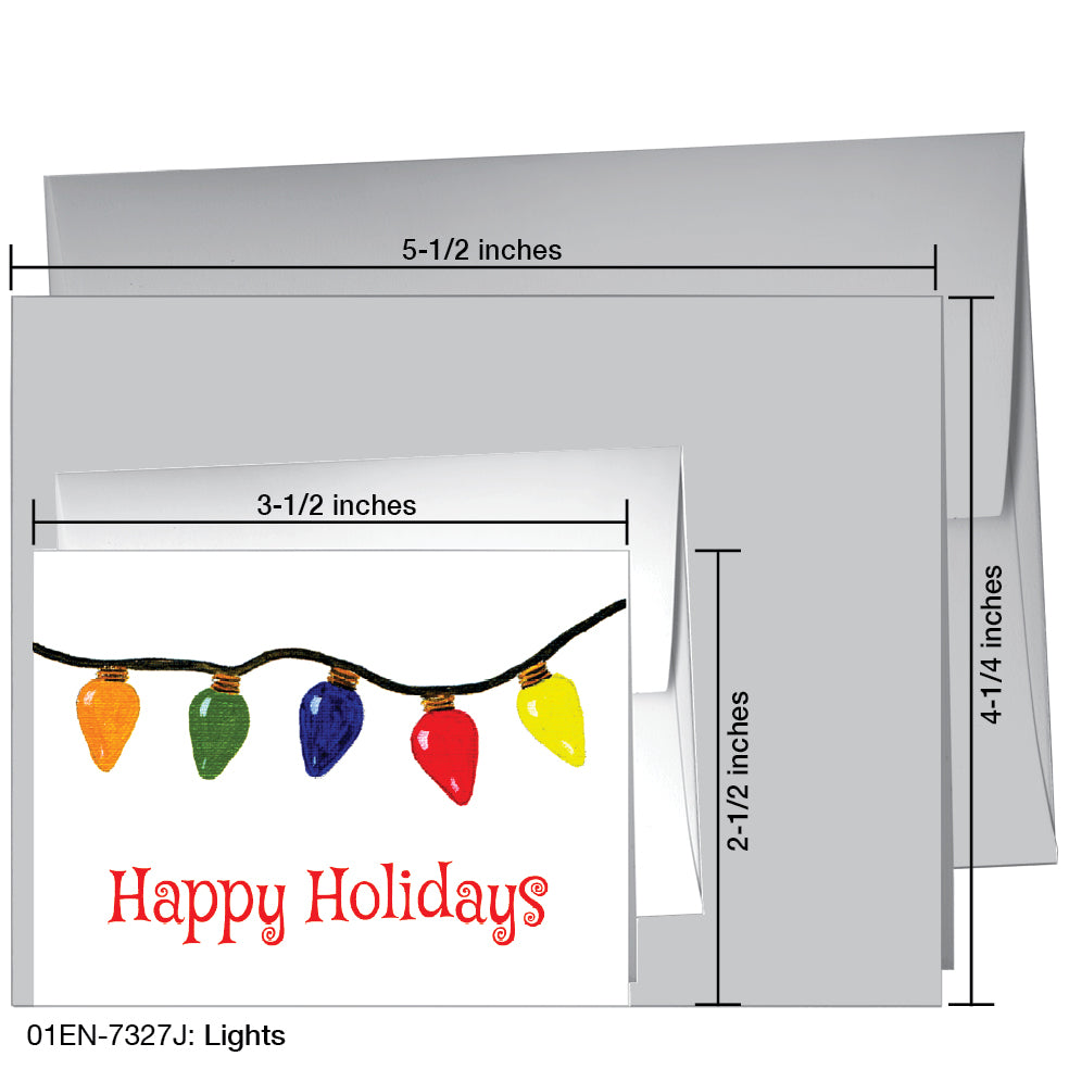 Lights, Greeting Card (7327J)