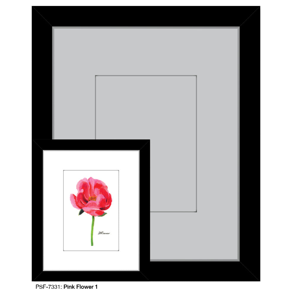 Pink Flower 1, Print (#7331)