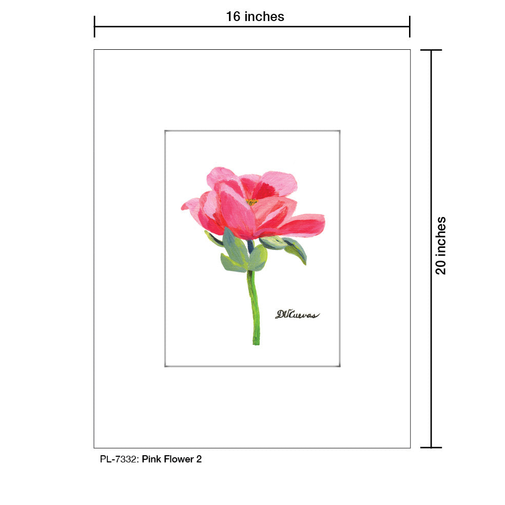 Pink Flower 2, Print (#7332)