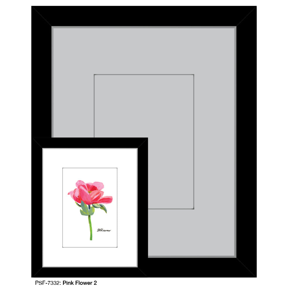 Pink Flower 2, Print (#7332)