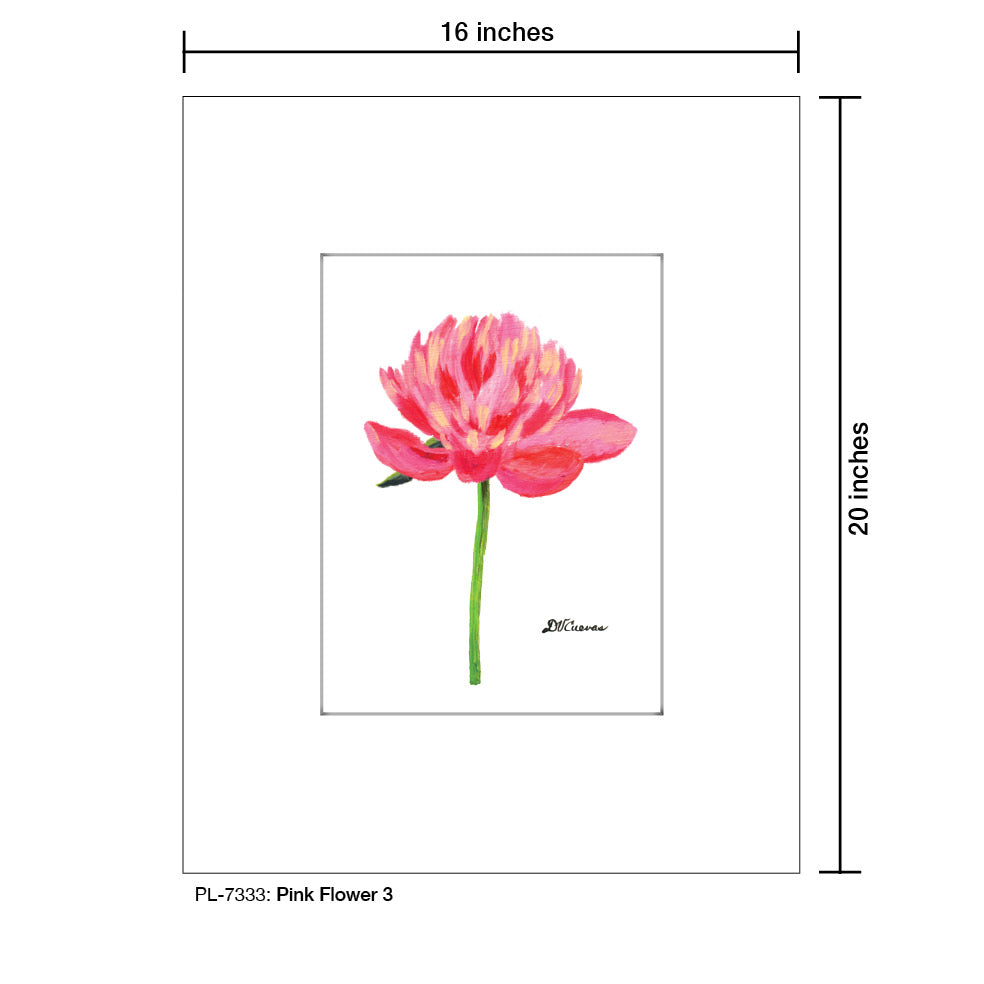 Pink Flower 3, Print (#7333)