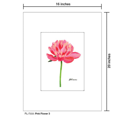 Pink Flower 3, Print (#7333)