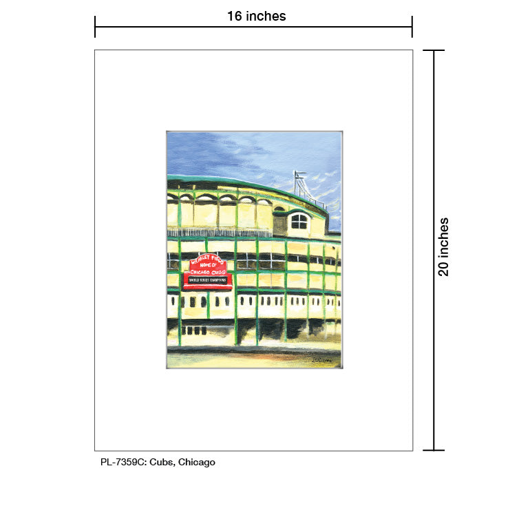 Cubs, Chicago, Print (#7359C)