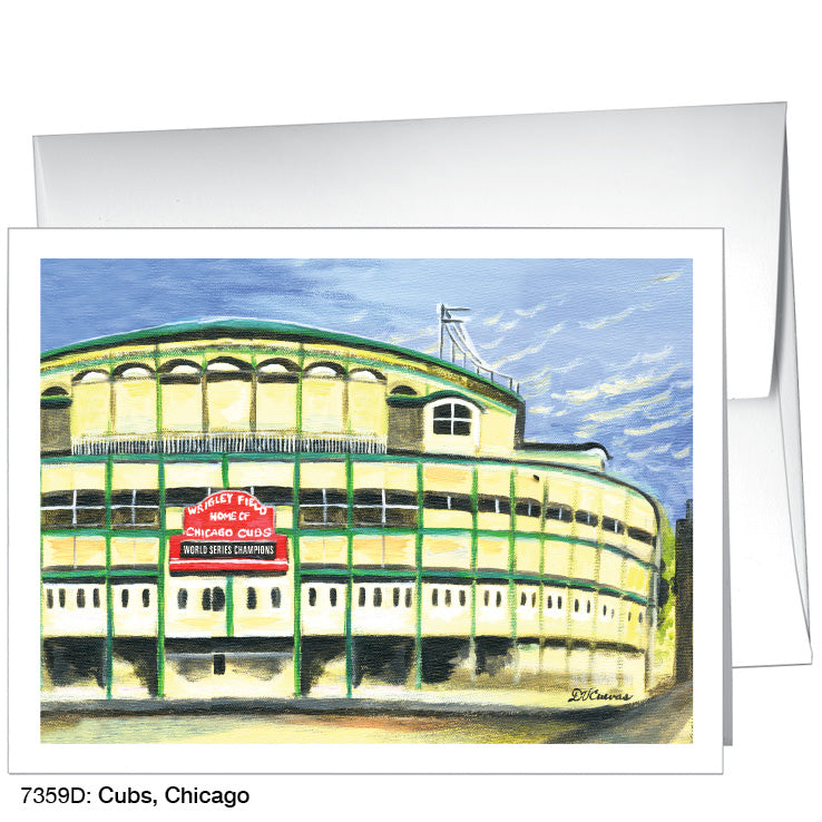 Cubs, Chicago, Greeting Card (7359D)