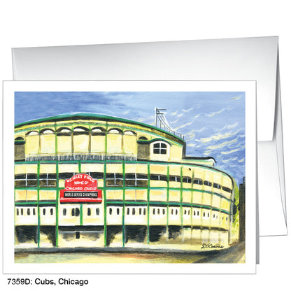 Cubs, Chicago, Greeting Card (7359D)