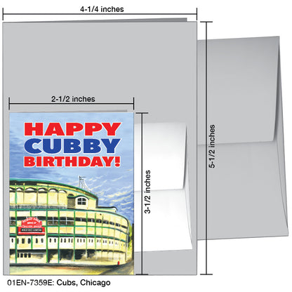 Cubs, Chicago, Greeting Card (7359E)