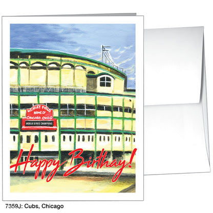 Cubs, Chicago, Greeting Card (7359J)