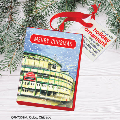 Cubs, Chicago, Ornament (OR-7359M)