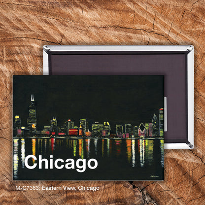 Eastern View, Chicago, Magnet (7363)