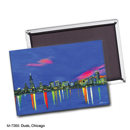 Dusk, Chicago, Magnet (7265)