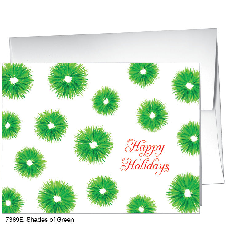 Shades Of Green, Greeting Card (736E)