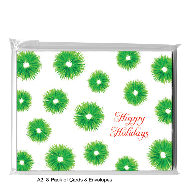 Shades Of Green, Greeting Card (736E)