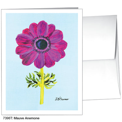 Mauve Anemone, Greeting Card (7396T)