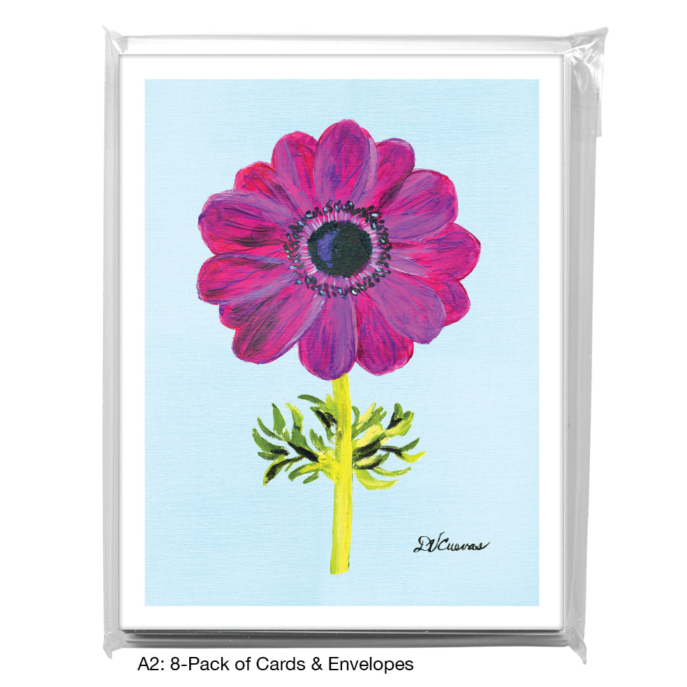 Mauve Anemone, Greeting Card (7396T)