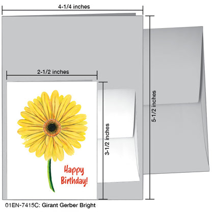 Giant Gerber Bright, Greeting Card (7415C)