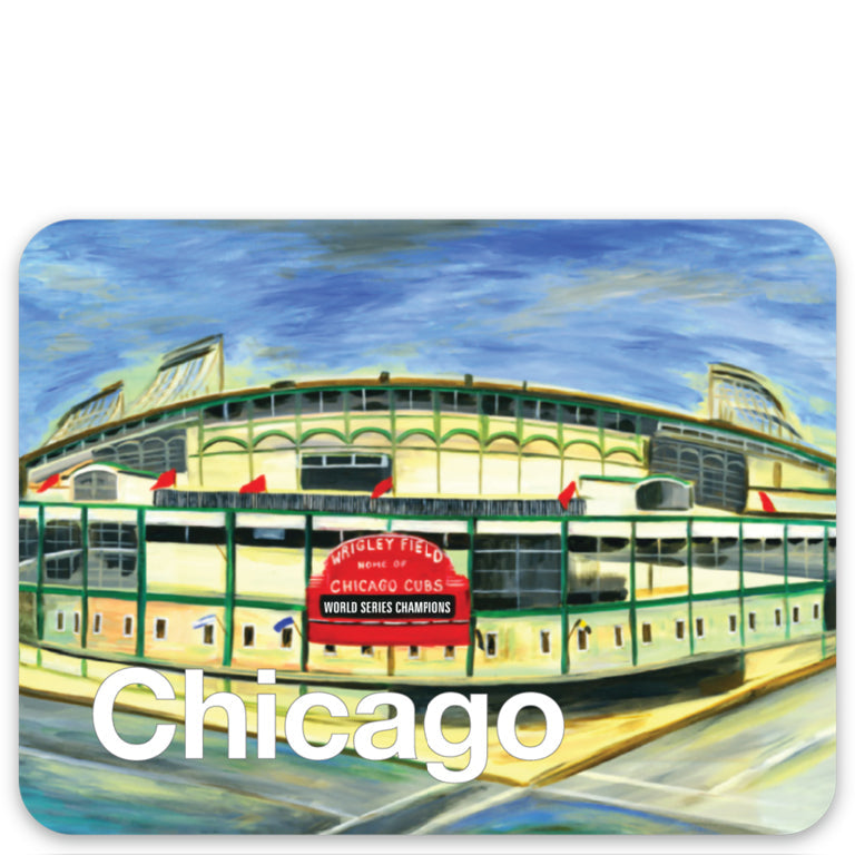 Wrigley Field, Chicago, Sticker (7418-C)