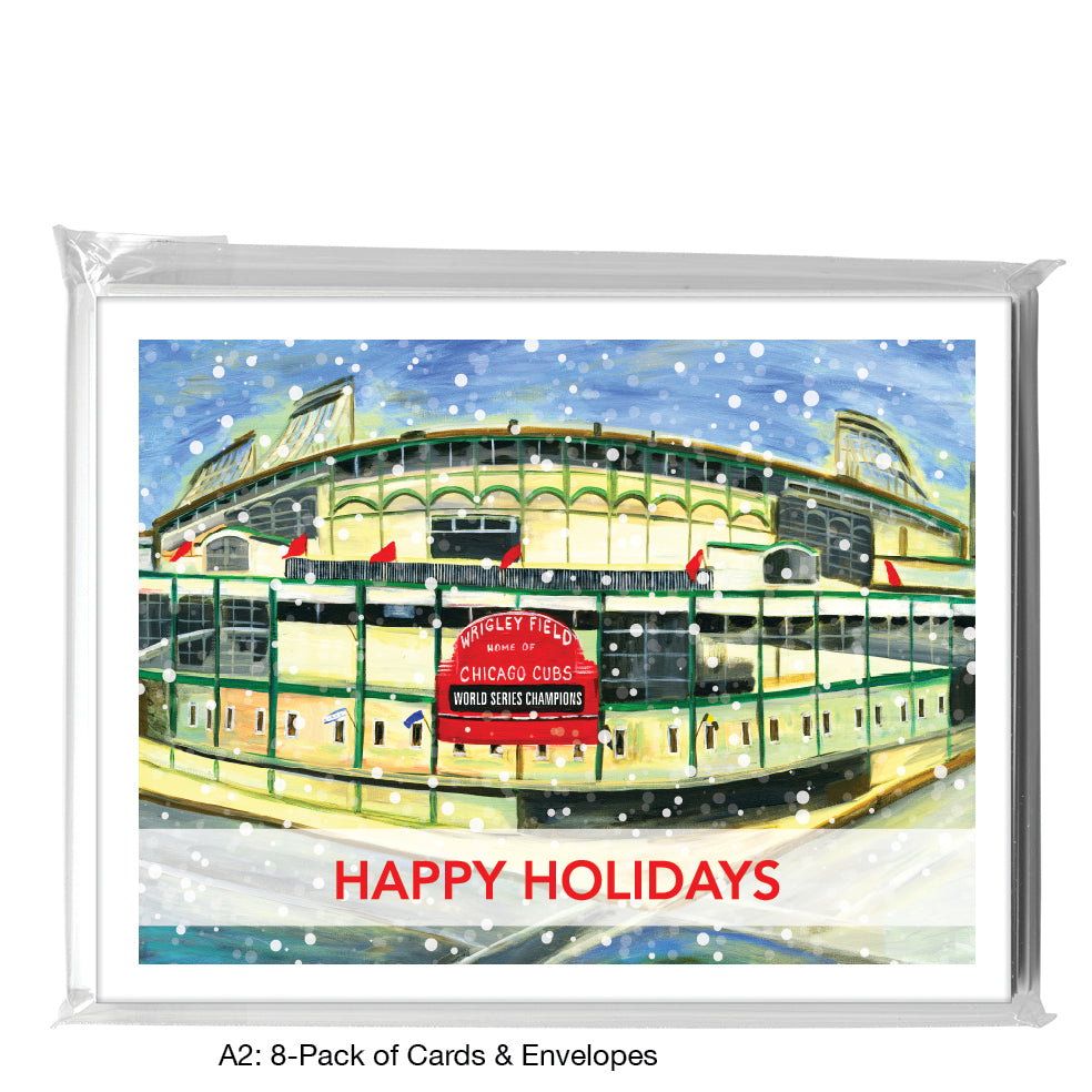 Wrigley Field, Chicago, Greeting Card (7418B)