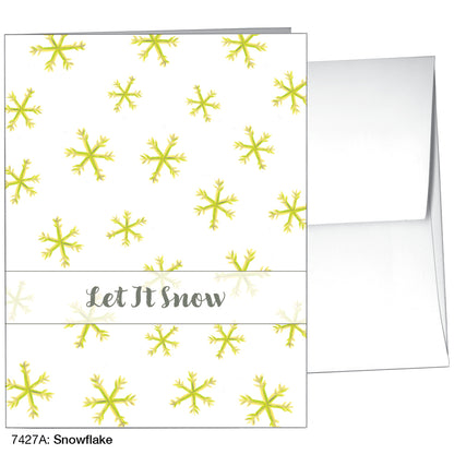 Snowflake, Greeting Card (7427A)