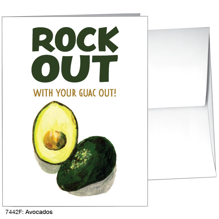 Avocados, Greeting Card (7442F)