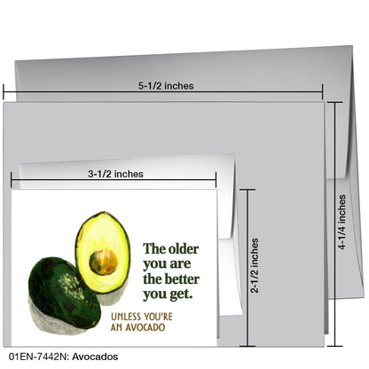 Avocados, Greeting Card (7442N)