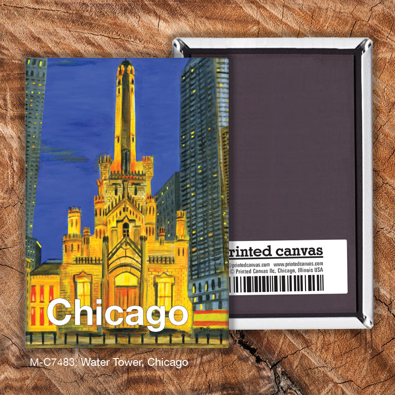 Water Tower, Chicago, Magnet (7483)