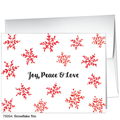 Snowflake Trio, Greeting Card (7505A)