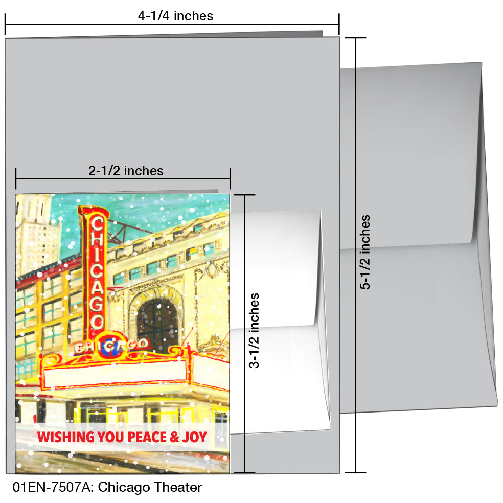 Chicago Theater, Greeting Card (7507A)