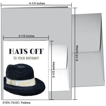 Fedora, Greeting Card (7543C)