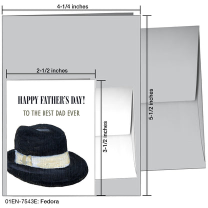 Fedora, Greeting Card (7543E)