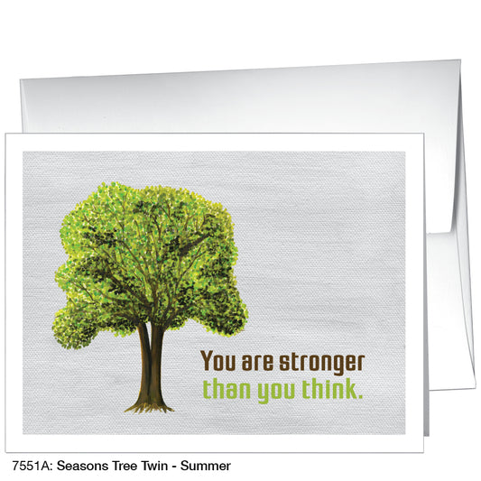 Seasons Tree Twin, Greeting Card (7551A)