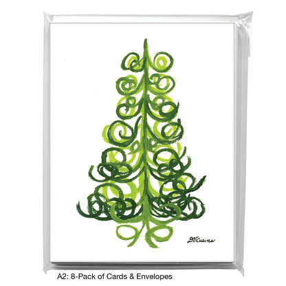 Twirly Tree, Greeting Card (7561)