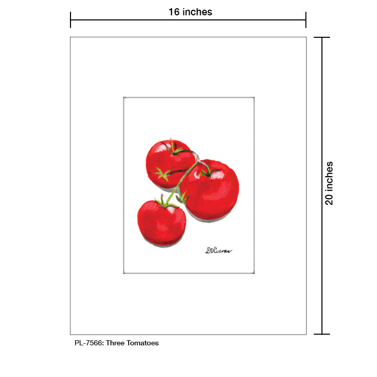 Three Tomatoes, Print (#7566)