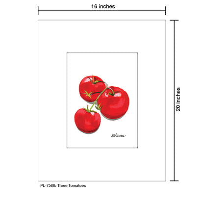 Three Tomatoes, Print (#7566)