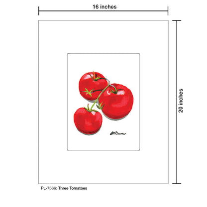 Three Tomatoes, Print (#7566)