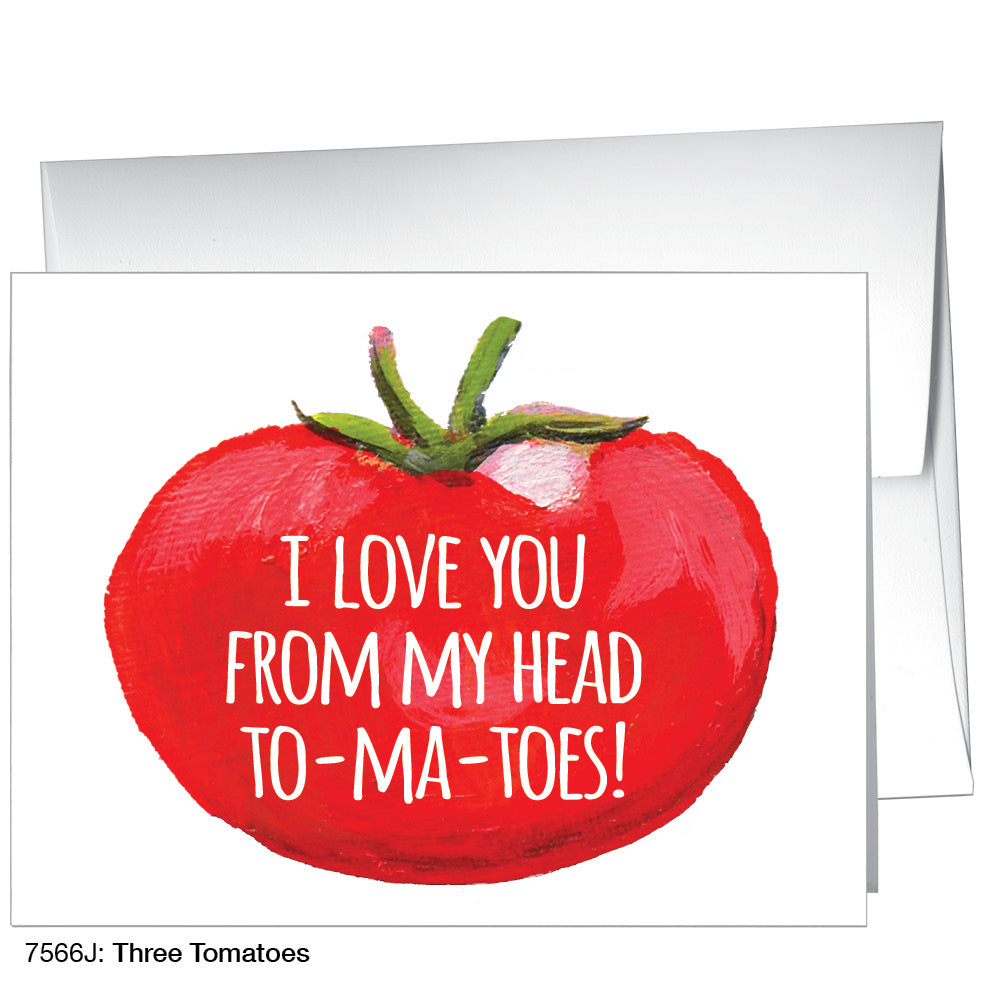 Three Tomatoes, Greeting Card (7566J)