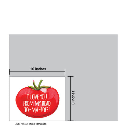 Three Tomatoes, Card Board (7566J)