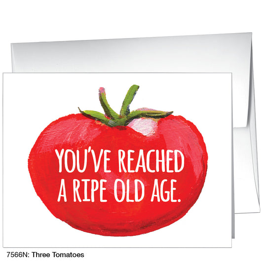 Three Tomatoes, Greeting Card (7566N)