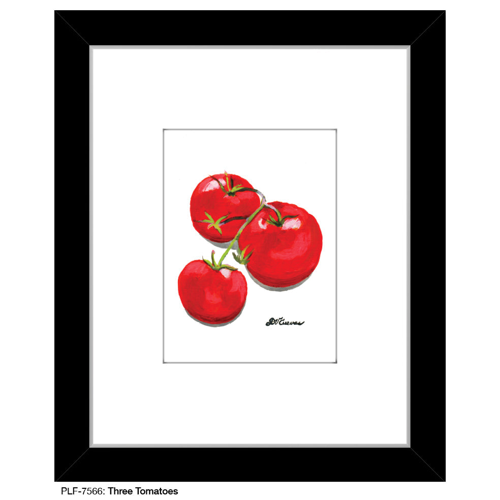 Three Tomatoes, Print (#7566)