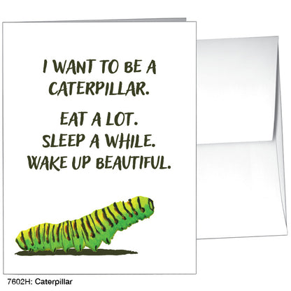 Caterpillar, Greeting Card (7602H)