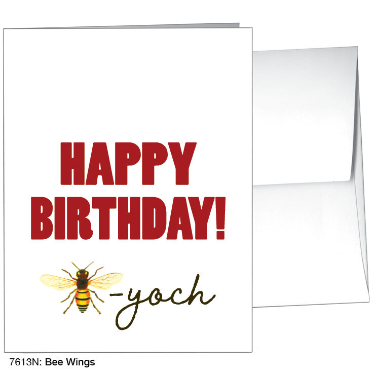 Bee Wings, Greeting Card (7613N)