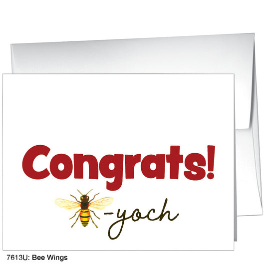 Bee Wings, Greeting Card (7613U)