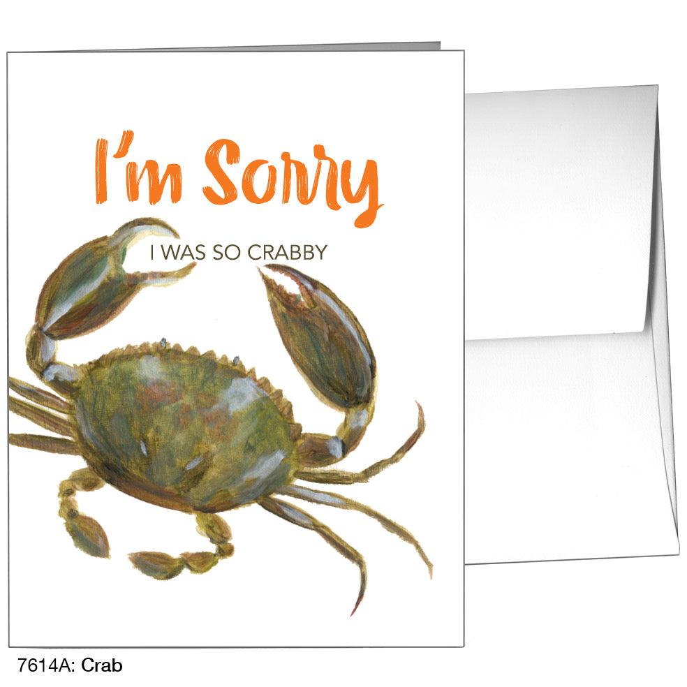 Crab, Greeting Card (7614A)