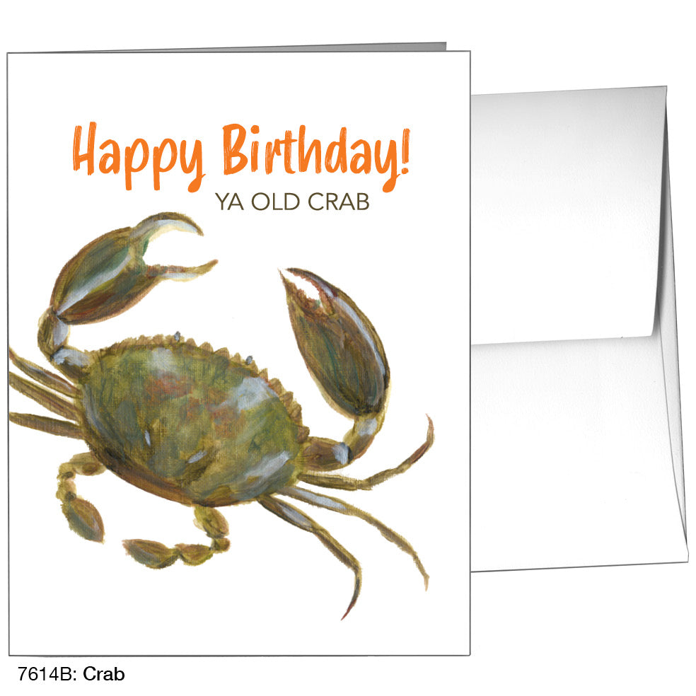 Crab, Greeting Card (7614B)