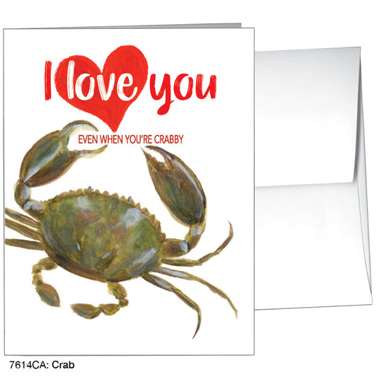 Crab, Greeting Card (7614CA)