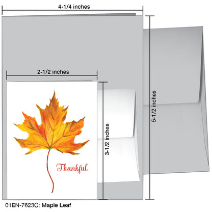 Maple Leaf, Greeting Card (7623C