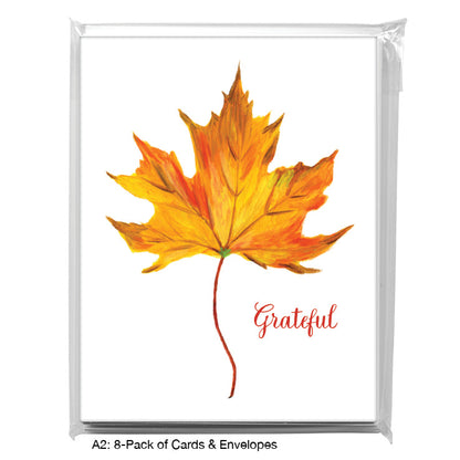 Maple Leaf, Greeting Card (7623D)