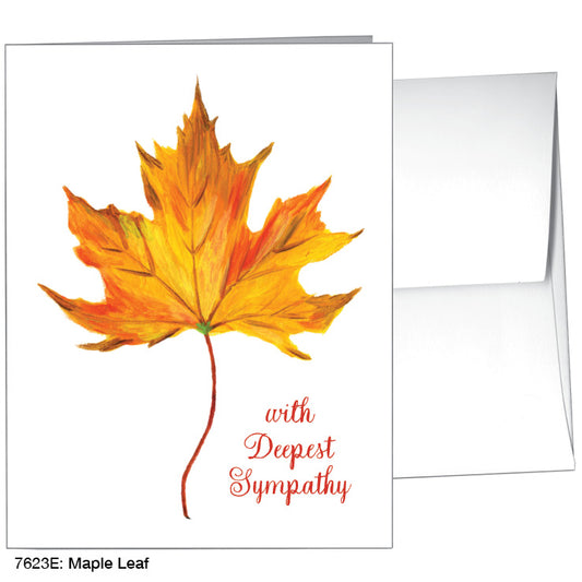 Maple Leaf, Greeting Card (7623E)