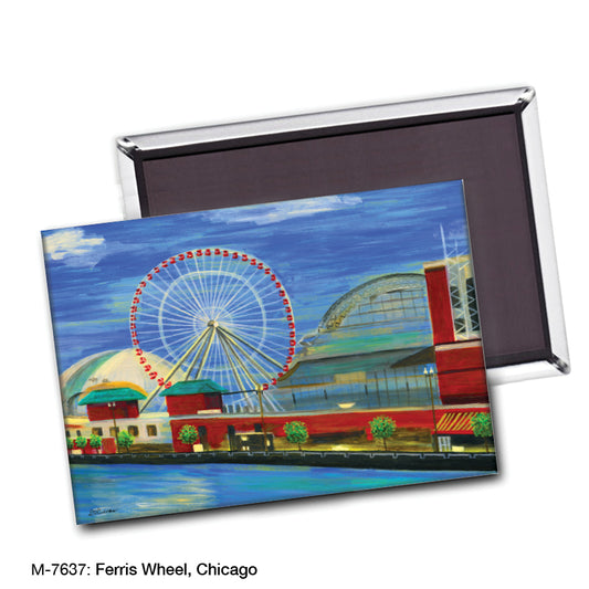 Ferris Wheel, Chicago, Magnet (7637)