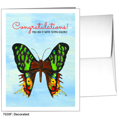 Decorated, Greeting Card (7639F)